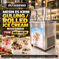 Mesin Roll Fry Ice Cream MKS-RIC36