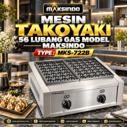 Mesin Takoyaki Gas (56 Lubang) MKS-722B