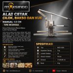 Alat Cetak Cilok, Bakso dan Kue Manual 1.5 cm (MCB100A)
