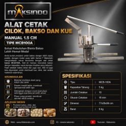 Alat Cetak Cilok, Bakso dan Kue Manual 1.5 cm (MCB100A)