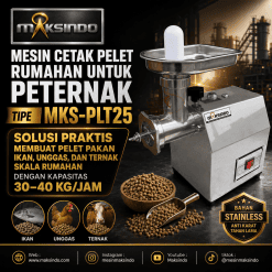 Mesin Cetak Pelet Rumahan Untuk Peternak (MKS-PLT25)