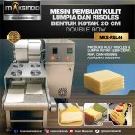 Mesin Pembuat Kulit Lumpia dan Risoles Bentuk Kotak 20 cm Double Row Maksindo – Type MKS-RSL44
