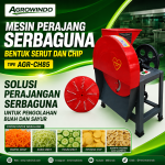 Mesin Perajang Serbaguna Bentuk Serut dan Chip AGR-CH85
