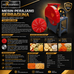 Mesin Perajang Serbaguna Bentuk Serut dan Chip AGR-CH85