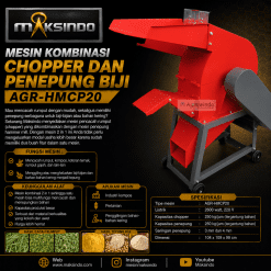 Mesin Kombinasi Chopper dan Penepung Biji (HMCP20)