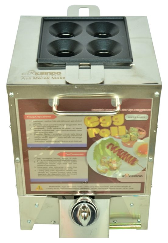 Mesin Pembuat Egg Roll (Gas) 4 Lubang MKS-ERG444 - Gambar 4