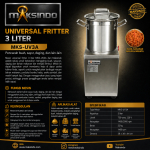 Universal Fritter 3 Liter (MKS-UV3A)