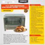 Mesin Oven Pemanggang Ayam Guling Listrik (Rottiseries) Gril-ECO23