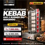 Panggangan Kebab 5 Burner Big Maksindo MKS-BAB5