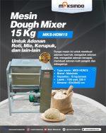 Mesin Dough Mixer 15 Kg untuk Adonan Roti Mie Kerupuk, dll MKS-HDM15