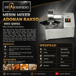 Mesin Mixer Adonan Bakso MKS-QW8A