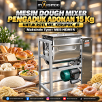 Mesin Dough Mixer 15 Kg untuk Adonan Roti Mie Kerupuk, dll MKS-HDM15
