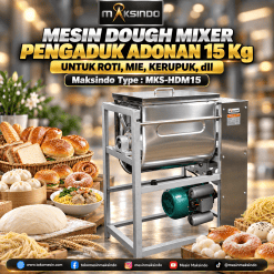 Mesin Dough Mixer 15 Kg untuk Adonan Roti Mie Kerupuk, dll MKS-HDM15