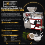 Mesin Peras Santan Bensin 75 kg Agrowindo AGR-PRS100 Bensin