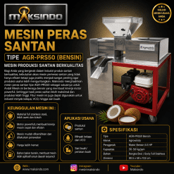 Mesin Peras Santan Bensin AGR-PRS50 Bensin