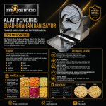 Mesin Pengiris Buah-Buahan dan Sayur (Slicer) MKS-VGT50