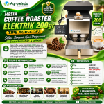 Mesin Coffee Roaster Elektrik 200gr – AGR-COF3