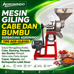 Mesin Giling Cabe AGR-GLB100 Listrik