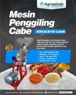Mesin Giling Cabe AGR-GLB100 Listrik