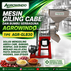 Mesin Penggiling Cabe AGR-GLB30 Listrik