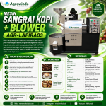 Mesin Sangrai Kopi + Blower Lavira 03 AGR-LAFIRA03
