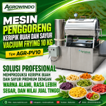 Mesin Vacuum Frying Kapasitas 10 Kg AGR-PV10