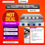 Hot Deal Mesin Pemanggang Serbaguna Full Stainless – Gas BBQ Grill 4 Tungku