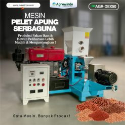 Mesin Pelet Apung Serbaguna AGR-DEX50