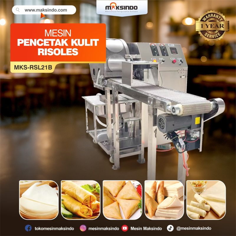 Mesin Pencetak Kulit Risoles (MKS-RSL21B) …