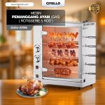 Mesin Pemanggang Ayam Gas Grillo–AYM5 (Rotisserie 5 Rod)