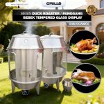 Mesin Duck Roaster Grillo-DCA80GS – Panggang Bebek Tempered Glass Display