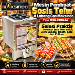 Mesin Pembuat Egg Roll (Gas) 4 Lubang MKS-ERG444