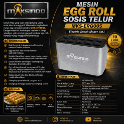 Mesin Egg Roll Sosis Telur Snack Maker 4in1 Listrik MKS-ERG005