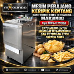 Mesin Perajang Keripik Kentang dan French Fries – MKS-CT100A