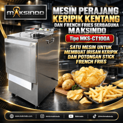 Mesin Perajang Keripik Kentang dan French Fries – MKS-CT100A