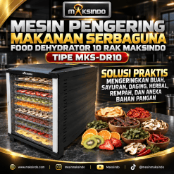 Mesin Food Dehydrator 10 Rak MKS-DR10