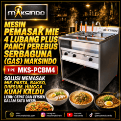 Gas Pasta Cooker With Bain Marie (4 Baskets) MKS-PCBM4