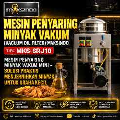 Mesin Penyaring Minyak Vakum MKS-SRJ10 (Vacuum Oil Filter)