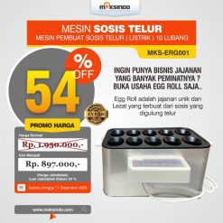 Mesin Pembuat Egg Roll (Listrik) MKS-ERG001