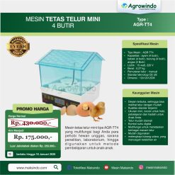 Tetas Telur Mini 4 Butir (AGR-TT4)