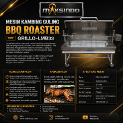 Mesin Kambing Guling Gas (GRILLO-LMB33)