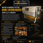 Mesin Kambing Guling Double Location Roaster (GRILLO-LMB55)