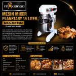 Mixer Planetary 15 Liter New High Quality (MKS-BK15M)