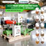 Mesin Pelet Apung dan Pet Food Serbaguna AGR-DEX180 Diesel (10 Cetakan)