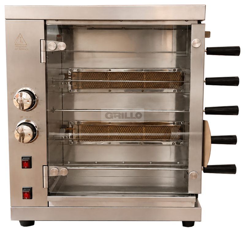 Mesin Pemanggang Ayam Gas Grillo–AYM5 (Rotisserie 5 Rod) - Gambar 2