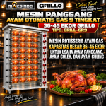 Mesin Pemanggang Ayam Gas 9 Tingkat Rottiseries GRILL-GR9
