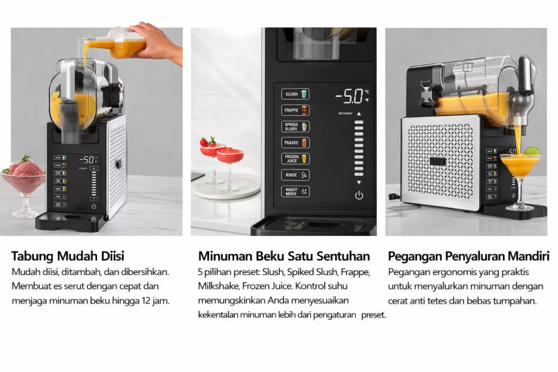 Mesin Minuman Slush Multifungsi MKS-SLH11 - Gambar 3