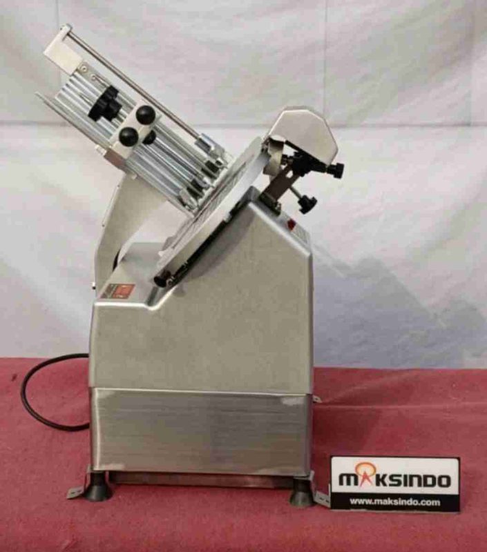 Mesin Otomatis Pengiris Daging Beku, Keju, Tempe, Kerupuk Serbaguna (Meat Slicer) Maksindo MKS-M250A1 - Gambar 5
