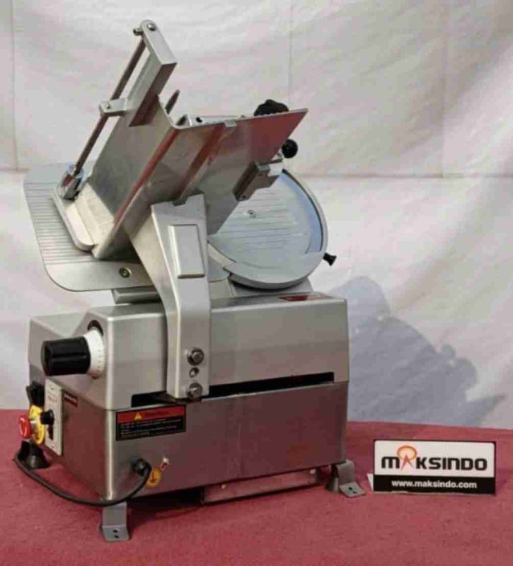 Mesin Otomatis Pengiris Daging Beku, Keju, Tempe, Kerupuk Serbaguna (Meat Slicer) Maksindo MKS-M250A1 - Gambar 7