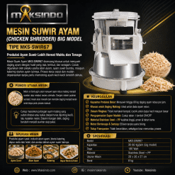 Mesin Suwir Ayam (Chicken Shredder) Big Model MKS-SWIR67